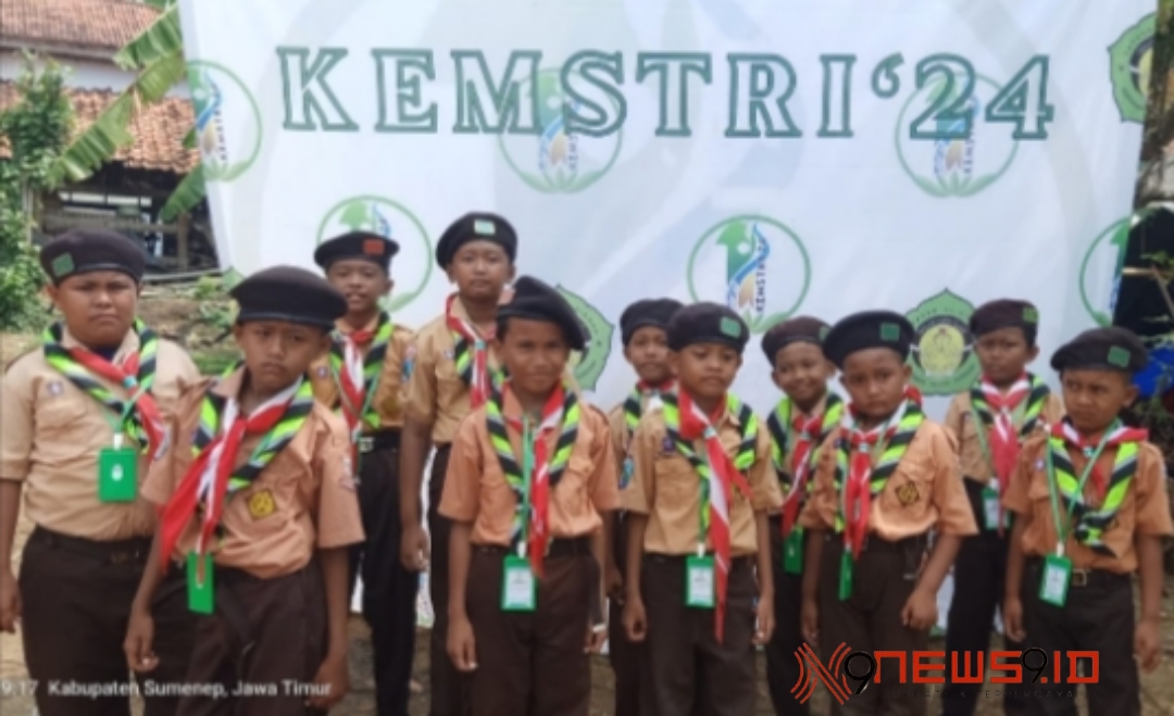 Foto: Santri Yayasan Al Hikmah Aeng Dake saat mengikuti kegiatan Kemstri, @by_News9