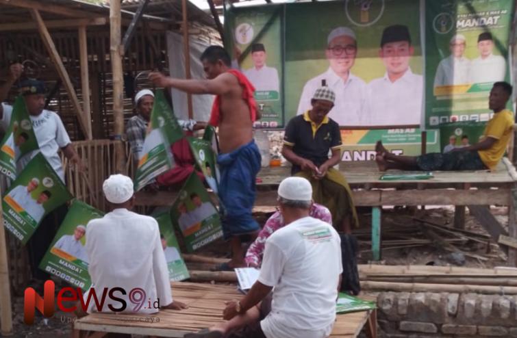 Foto: Gazebo Posko Relawan MANDAT, @by_News9.id