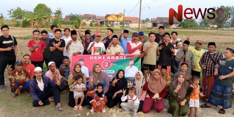 Foto: Warga Dusun Cancangan, Desa Gunggung, saat mendeklarasikan FAHAM, @by_News9.id