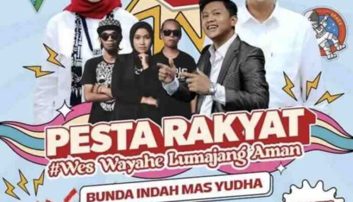Kampanye Akbar Bunda Indah – Mas Yudha Dimeriahkan Denny Caknan dan Sound Horeg Lokal