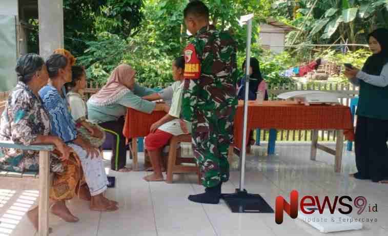 Kegiatan pendampingan dan monitoring pelayanan kesehatan di Posyandu