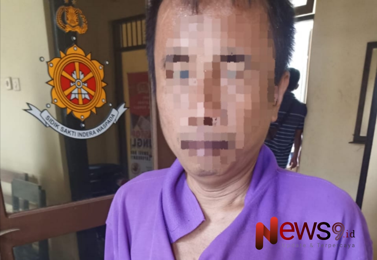 Foto: Terduga AS (47), warga Desa Gapurana, Kecamatan Talango, Kabupaten Sumenep. @by_News9.id