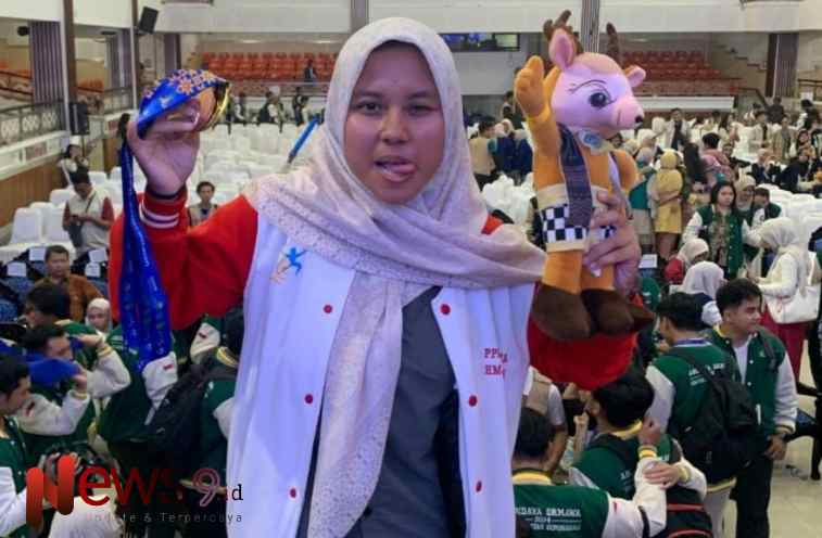 Nazilatus Shurdi, mahasiswa program studi Ilmu Keolahragaan dan Kesehatan (IKOR) Universitas Negeri Surabaya (Unesa),