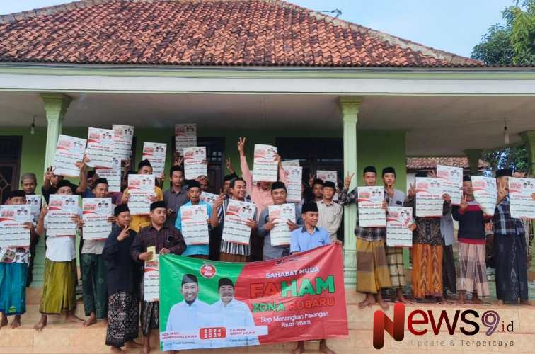 Foto: Pemuda dan masyarakat Desa Duko, Kecamatan Rubaru, siap menangkan pasangan FAHAM, @by_News9.i