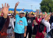 Energi Positif untuk Sumenep, Achmad Fauzi Gelar Senam Bersama Emak-Emak