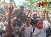 Jalan Sehat Desa Kalidilem Meriah, Bunda Indah dan Mas Yudha Paparkan Program Unggulan