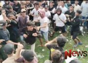 Kampanye Akbar Cak Thoriq-Ning Fika Diwarnai Kericuhan Antar Penonton