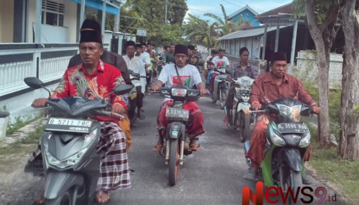 Giligenting Bergema: Achmad Fauzi Disambut dengan Konvoi Solidaritas