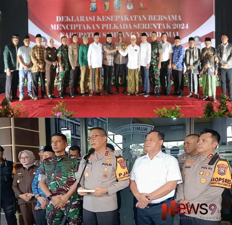 Foto: Irjen Pol Imam Sugianto Kapolda Jawa Timur, saat melakukan konfersnsi pers terkait insiden penganiyaan di Ketapan Sampang, @by_News9.id