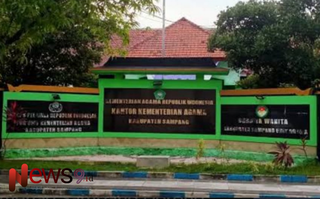 Foto: Kantor Kementerian Agama (Kemenag) Kabupaten Sampang, @by_News9.id