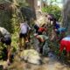Kerja bakti pembersihan Sungai Wunggu