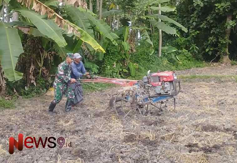 Oendampingan pengolahan lahan pertanian