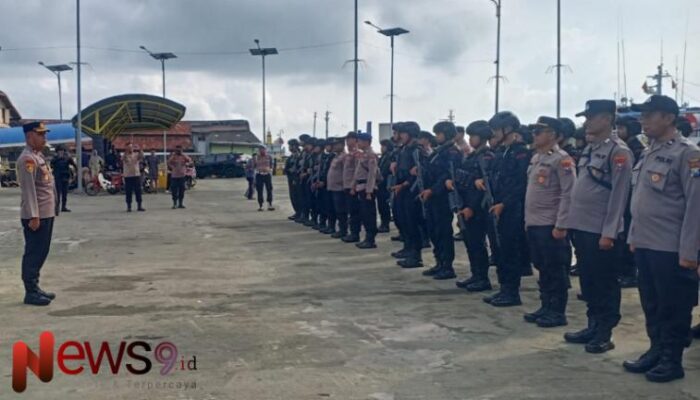 Pengamanan Pilkada 2024, Polres Sumenep Gelar Apel Pergeseran Pasukan ke Wilayah Kepulauan