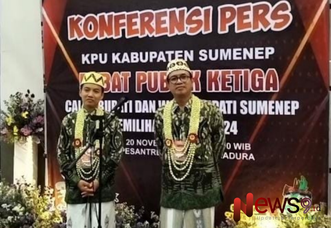 Foto: Paslon nomor urut 01, Kiai Ali Fikri dan Kiai Unais Ali Hisyam (Final), @by_News9.id