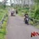Foto: Kondisi Jembatan Penghubung Desa Madurejo dan Desa Pasirian di jalan Kabupaten, @by_News9.id