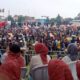 Ribuan Warga Lumajang pendukung Bunda Indah - Mas Yudha padati Kampanye Akbar di Stadion Semeru