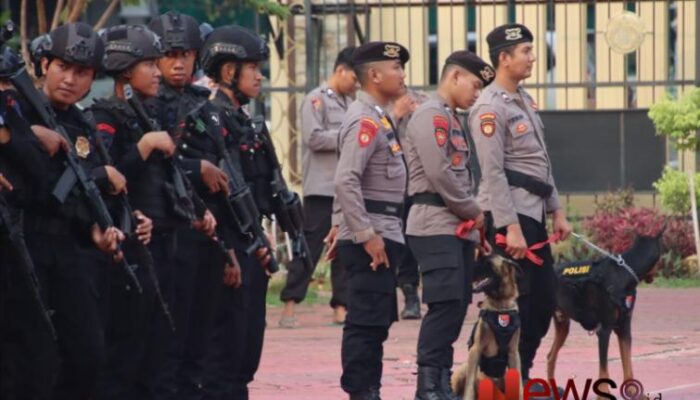 Siap Amankan Pilkada 2024, Polres Sumenep Apel Operasi Mantap Praja Semeru
