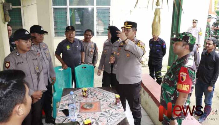 Patroli Keamanan Kotak Suara, Kapolres dan Dandim Sumenep Pastikan Kondusifitas