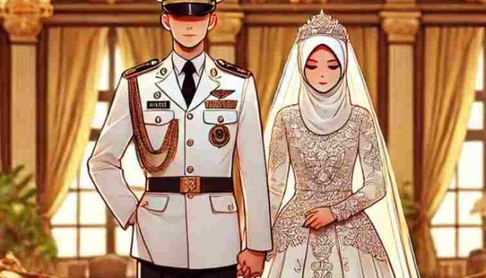 Pernikahan Berbalut Tradisi, Kisah Romantis Bripka Krisna dan Nyi Eva yang Viral