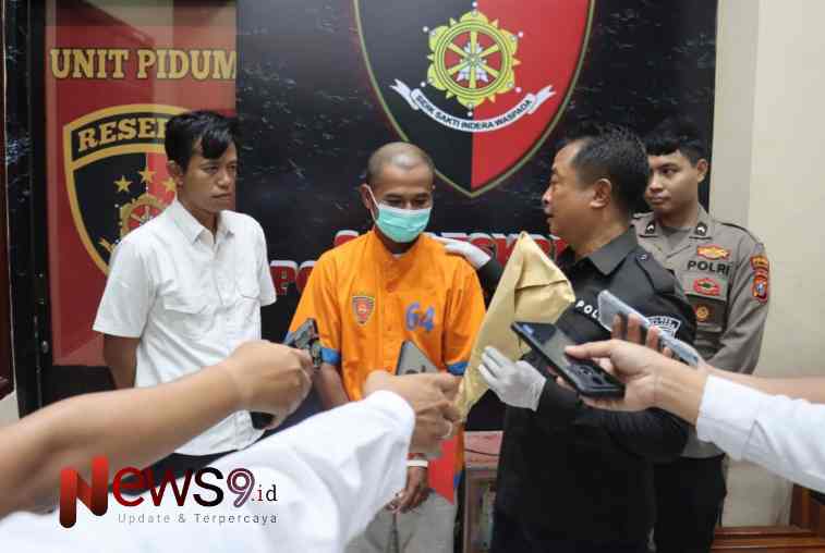 Foto: Pelaku SHR yang berhasil ditangkap Polisi, @by_News9.id