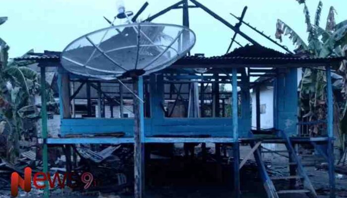 Gerak Cepat, Pemkab Sumenep Salurkan Bantuan Korban Kebakaran di Pagerungan Besar