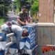 Foto: Bersama Dinas Pekerjaan Umum (PU) dan warga Dusun Magersari melaksanakan kegiatan kerja bakti pengecatan jembatan, @by_News9.id
