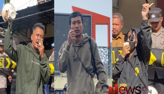 Mimbar Bebas Dear Jatim: Peringati Hari Anti Korupsi, Serukan Lawan Praktik Korupsi di Depan Kejari Sumenep