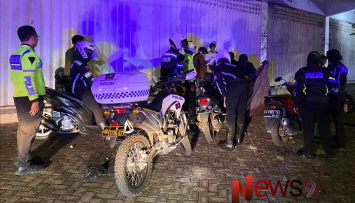 Sasar Balap Liar, Kasat Lantas Polres Sumenep Lakukan Patroli