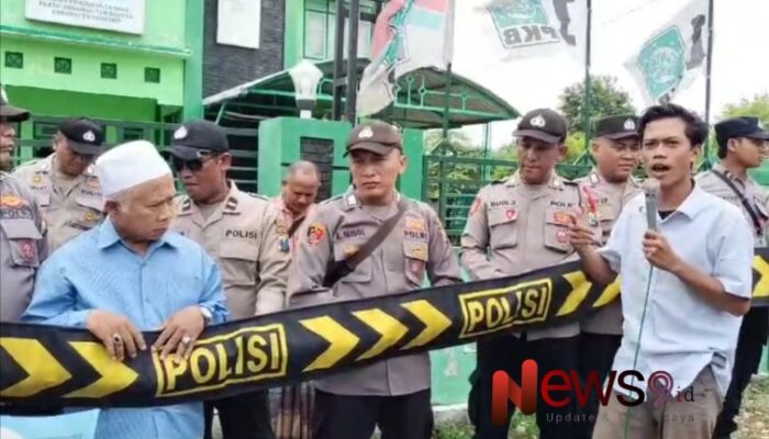 Diduga Kasus Asusila Kader PKB, LHGN Geruduk Kantor DPC PKB Sumenep