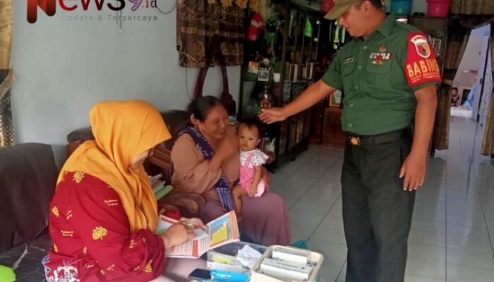 Peran Babinsa dalam Mendukung Pelayanan Kesehatan Balita di Desa Ranulogong