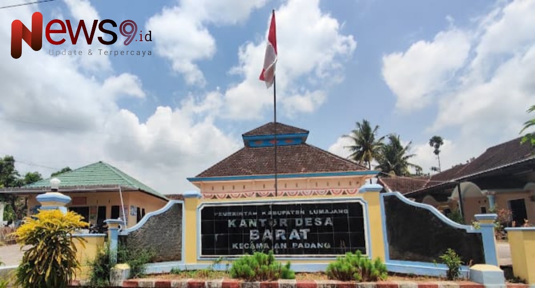 Foto: Kantor Desa Barat, Kecamatan Padang, Kabupaten Lumajang, @by_News9.id