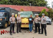 Satlantas Polres Lumajang Ambil Langkah Tegas, Tilang Sopir Truk Oleng di Jalan