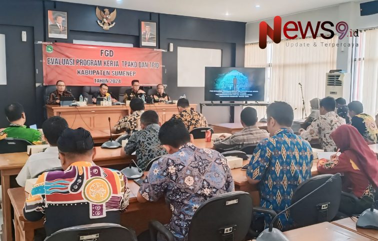 Foto: Kegiatan Focus Group Discussion (FGD) yang digelar di Graha Adirasa, Kantor Bupati Sumenep, @by_News9.id