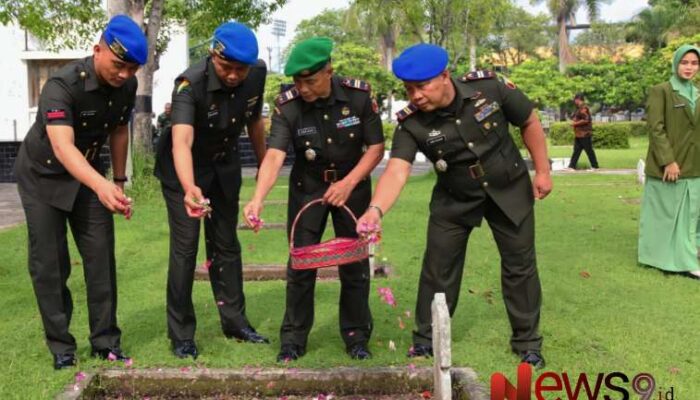 Seluruh Jajaran TNI-AD di Lumajang Gelar Upacara Ziarah