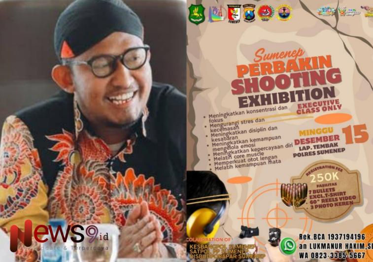 Foto: Pemkab Sumenep bekerja sama dengan PERBAKIN dan Polres akan menggelar Perbakin Shooting Exhibition. @by_News9.id