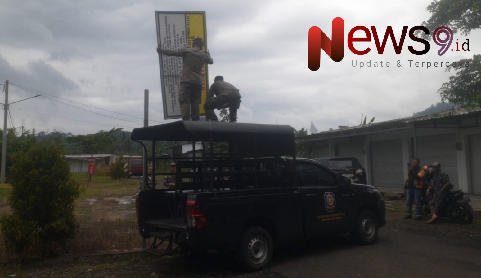 Foto: Lahan Rest Area Cerung yang terletak di Desa Tegalharjo, Kecamatan Glenmore, @by_News9.id