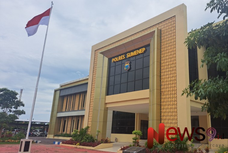 Foto: Kantor Kepolisian Resor (Polres) Sumenep, Madura, Jawa Timur. @by_News9.id