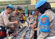 Polres Lumajang Periksa Senjata Api Anggota, Cegah Penyalahgunaan