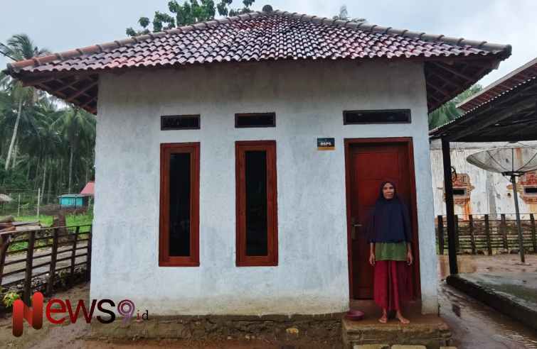 Foto: Salah seorang penerima Bantuan Stimulan Perumahan Swadaya (BSPS), @News9.id