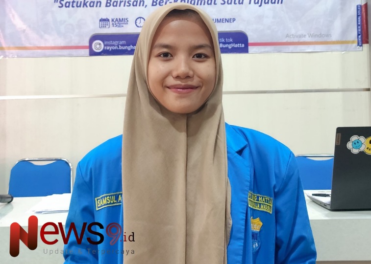Foto: Aktivis perempuan muda Sumenep, Ulfatul Jannah, @by_News9.id