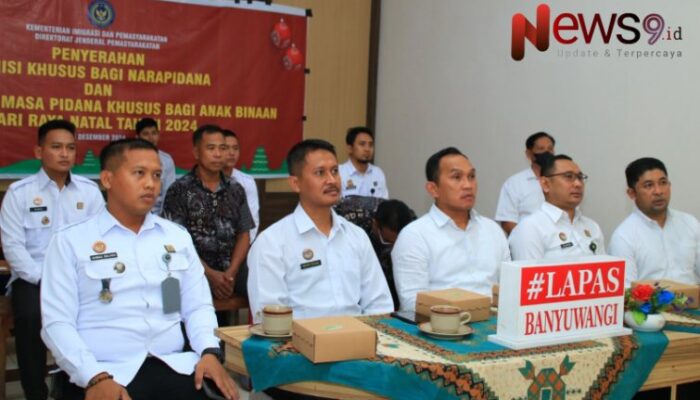 Satu Orang Warga Binaan Lapas Banyuwangi Langsung Bebas Usai Terima Remisi Hari Raya Natal