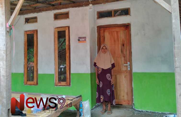 Foto: Saknia Dusun Duko Laok, penerima BSPS, @by_News9.id