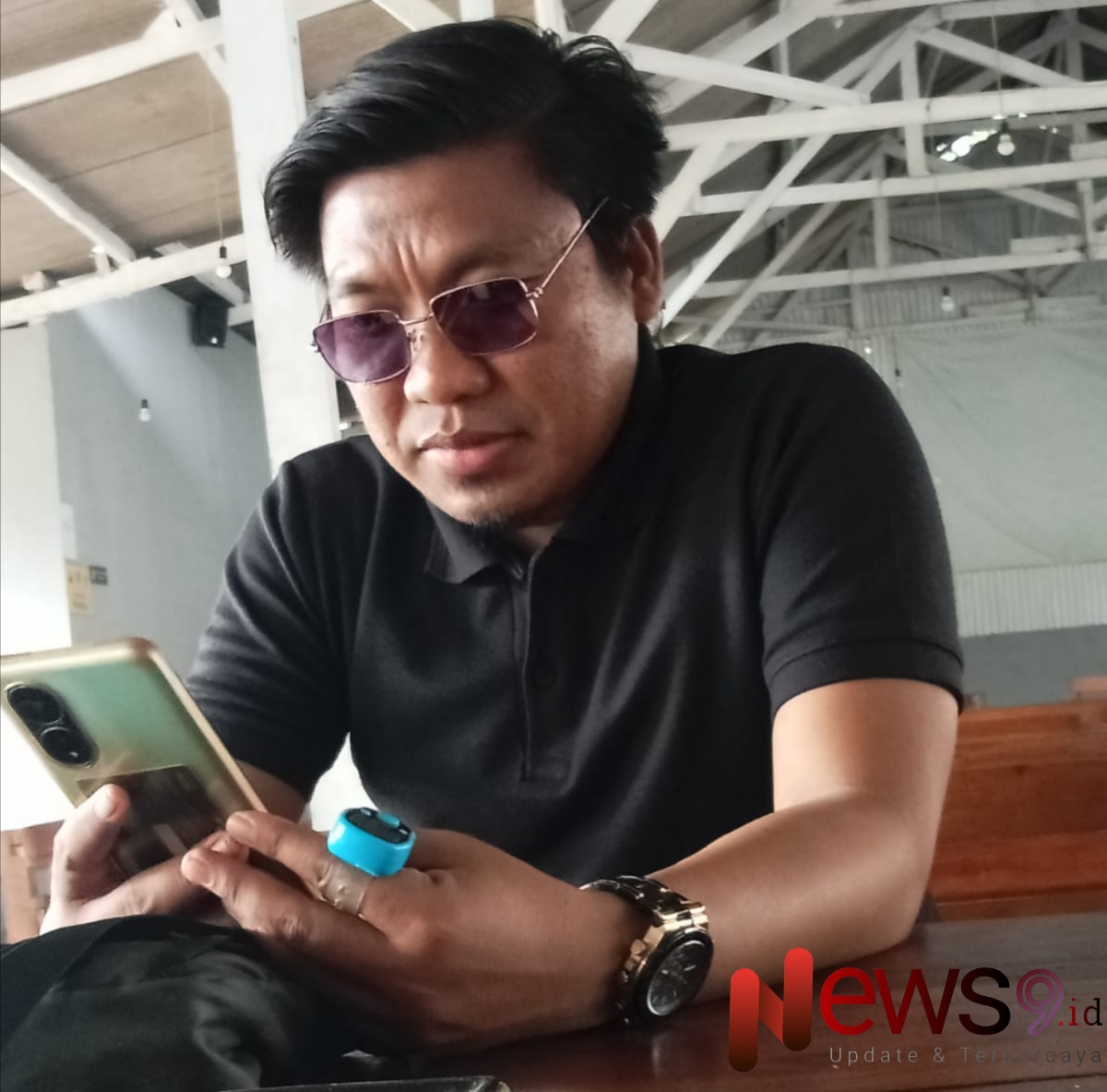 Foto: Anggota Dewan Pendidikan Kabupaten Sampang, Hasan Rohmad, @by_News9.id