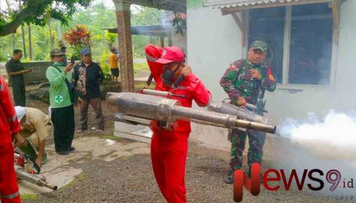 Langkah Proaktif: Babinsa Ranuyoso Dampingi Kegiatan Fogging di Dusun Krajan