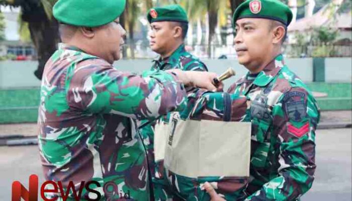 Kodim 0821/Lumajang Laksanakan Apel Penyerahan Kaporlap dari KASAD