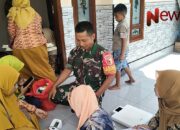 Kehadiran Babinsa Selok Anyar di Posyandu Anggrek: Wujud TNI Peduli Masyarakat Lansia