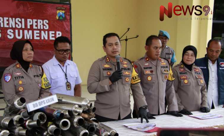 Foto: Polres Sumenep saat memaparkan capaian kinerja selama tahun 2024, @by_News9.id