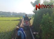 Pendampingan Perawatan Jalan Menuju Lahan Pertanian, Babinsa Yosowilangun Lor Dorong Produktivitas Pertanian