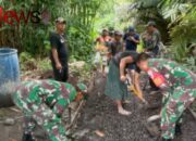 Kepedulian Babinsa Kunir Lor: Bersama Warga, Bangun Akses Pemakaman yang Lebih Baik