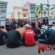 Foto: DPC GMNI saat menggelar aksi demonstrasi didepan Kantor Dewan Perwakilan Rakyat Daerah (DPRD) Sampang, @by_News9.id